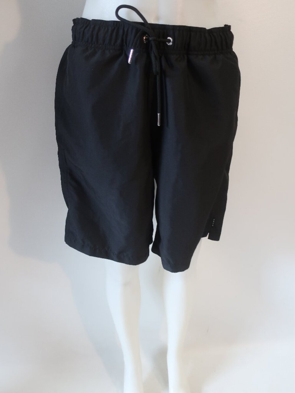 Mens Shan Black Swim Trunks L